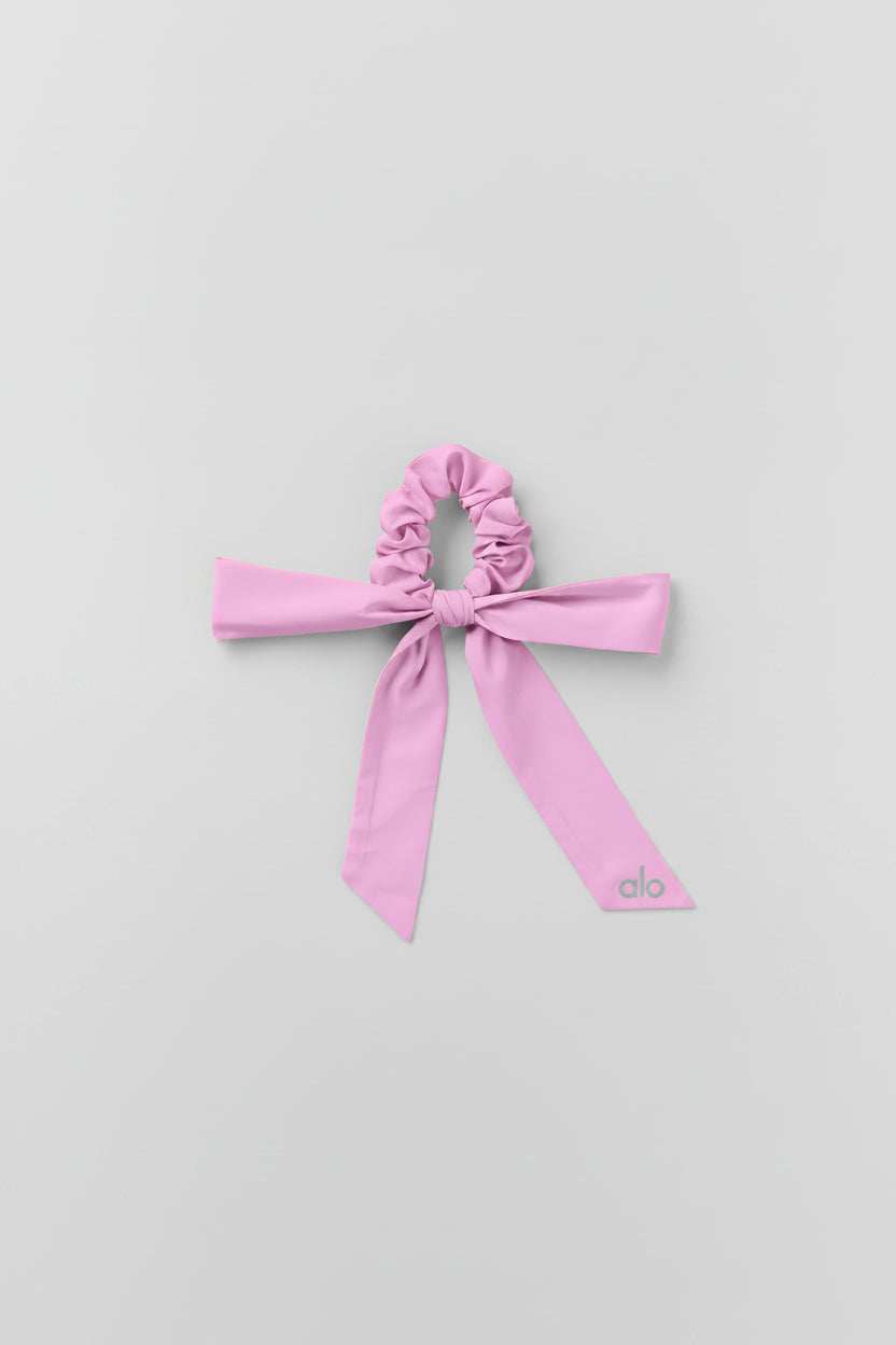 Love Knots Tie Scrunchie - Candy Heart Pink--0