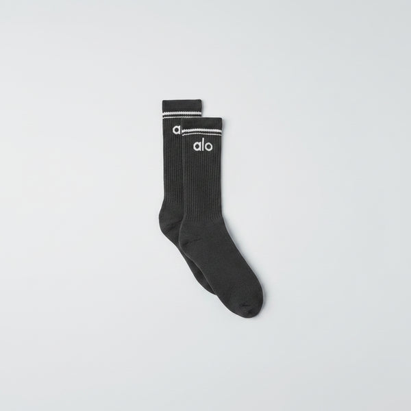 Unisex Throwback Sock - Anthracite/White