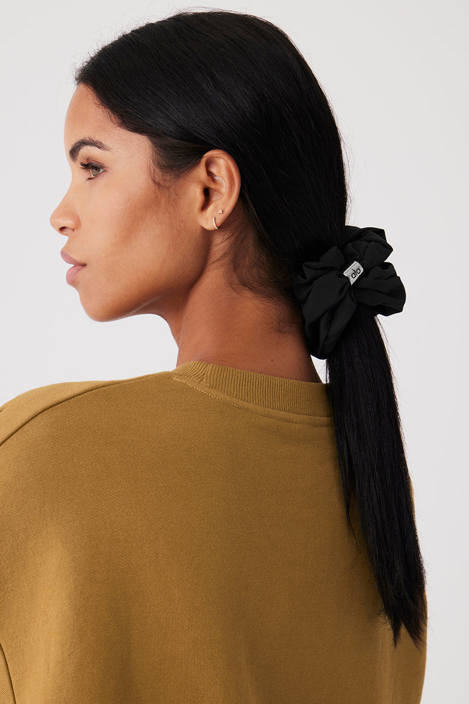Bead It Oversized Scrunchie - Black--1