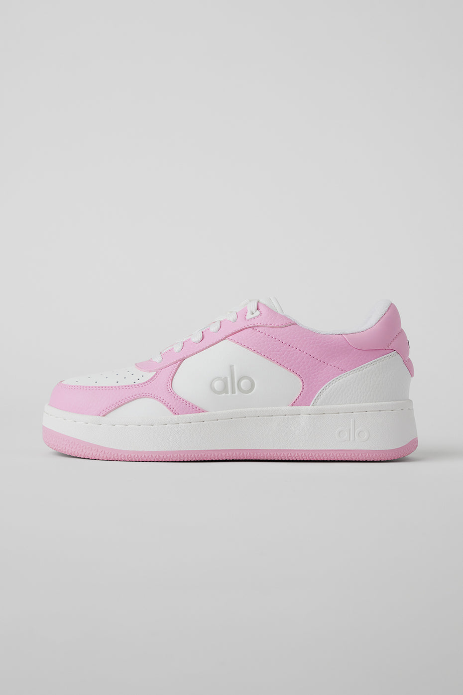 ALO Recovery Mode Sneaker (Unisex) - Pink/White--0