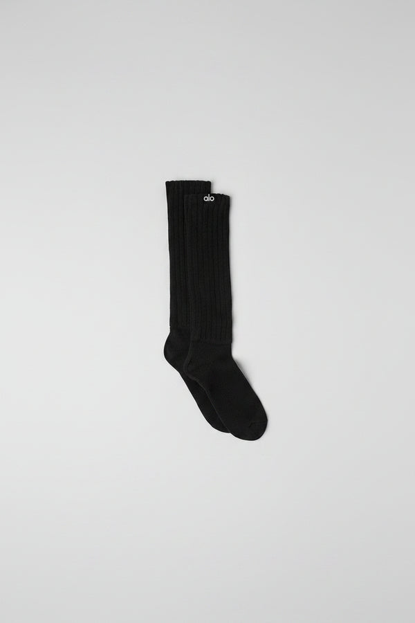 Unisex Scrunch Sock - Black (S)