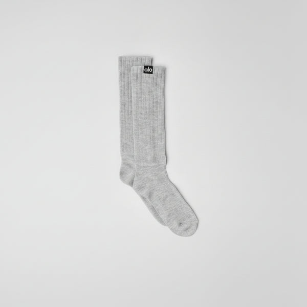 Unisex Scrunch Sock - Athletic Heather Grey