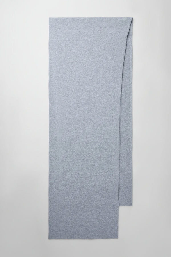 Merino Wool Oversized Scarf - Hazy Heather Grey