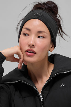 Polar Fleece Ear Warmer - Black