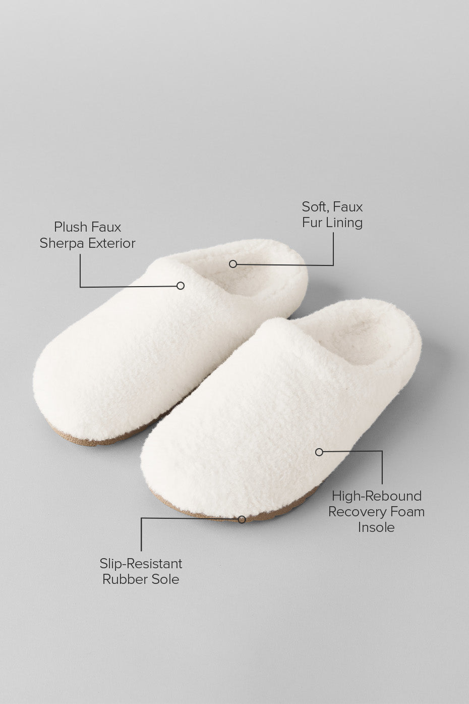 Sherpa Recovery Slipper (Unisex) - Ivory--1