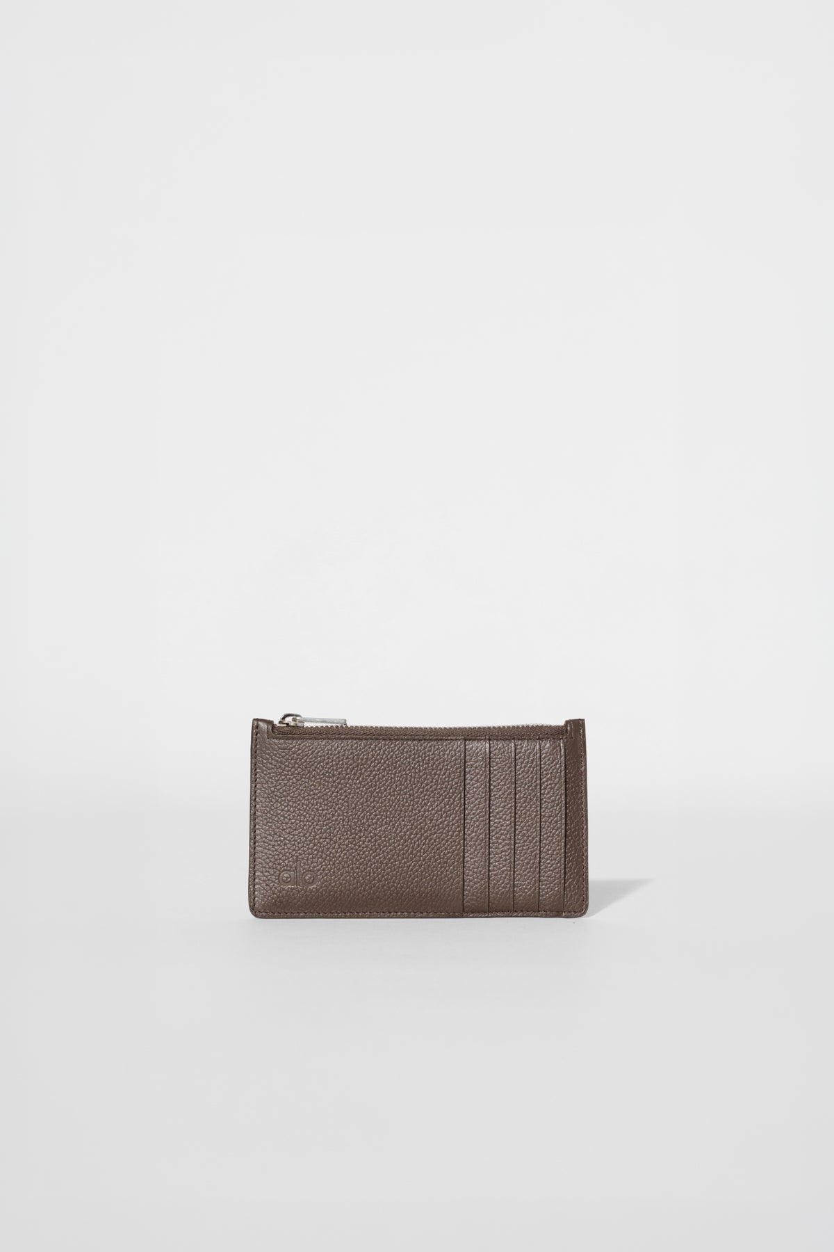 Zip Card Holder - Espresso Leather--0