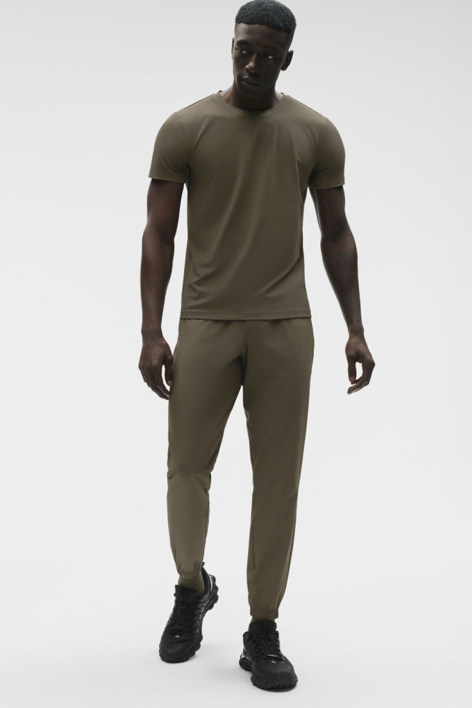 Conquer Reform Crewneck Short Sleeve - Olive Tree--4