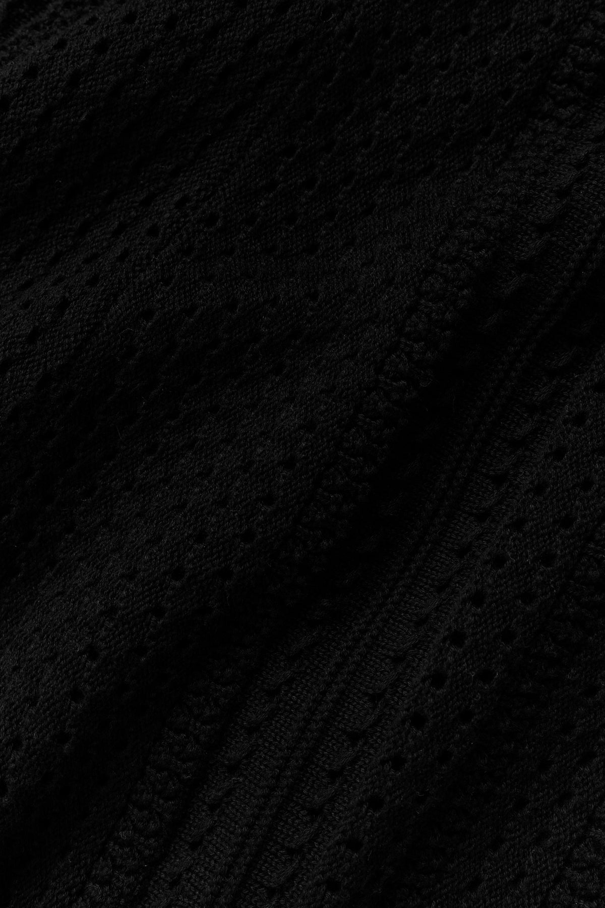 Coastline Knit Short Sleeve Polo - Black--6