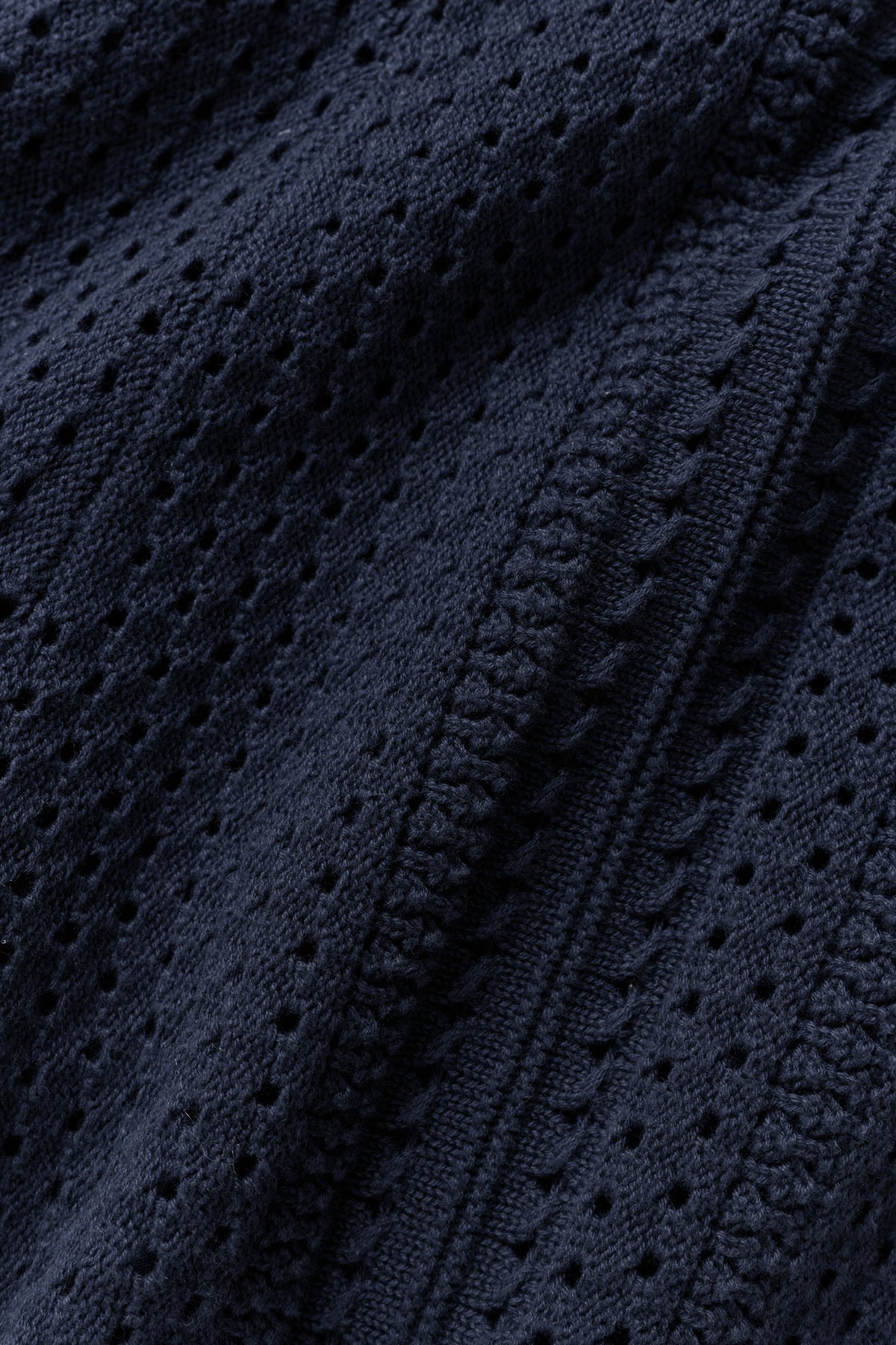 Coastline Knit Short Sleeve Polo - Navy--6