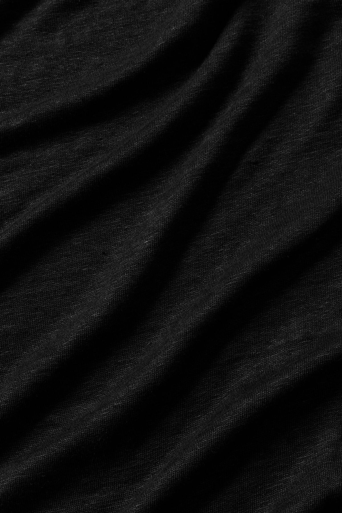 Linen Jersey Coastal Short Sleeve Tee - Black--5