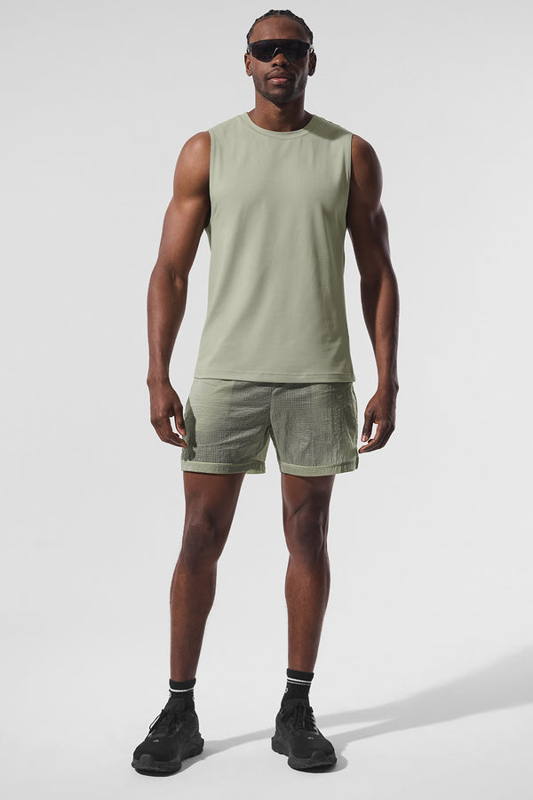 Conquer Muscle Tank - Limestone