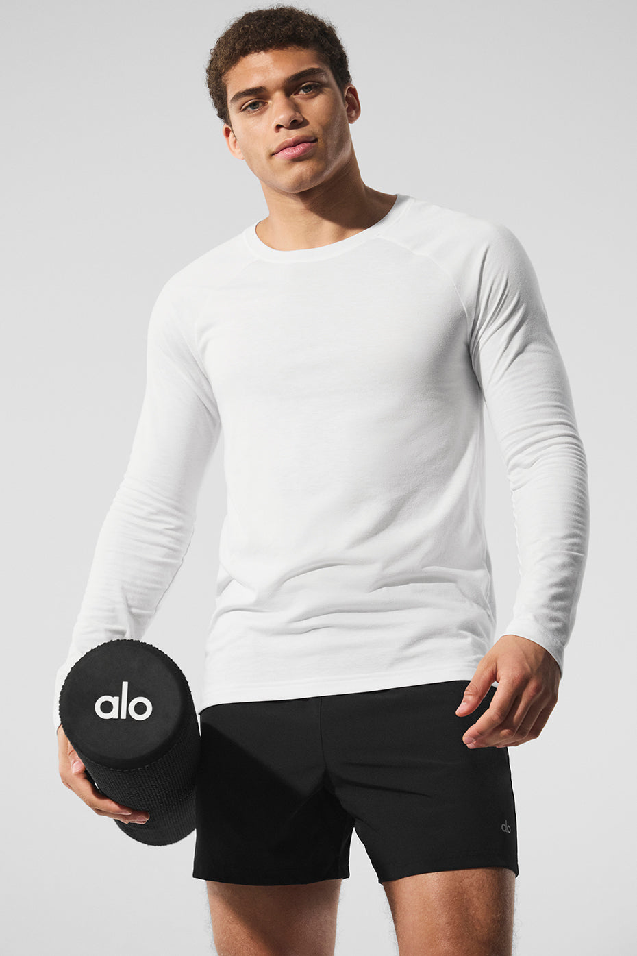 Triumph Long Sleeve Tee - White--0
