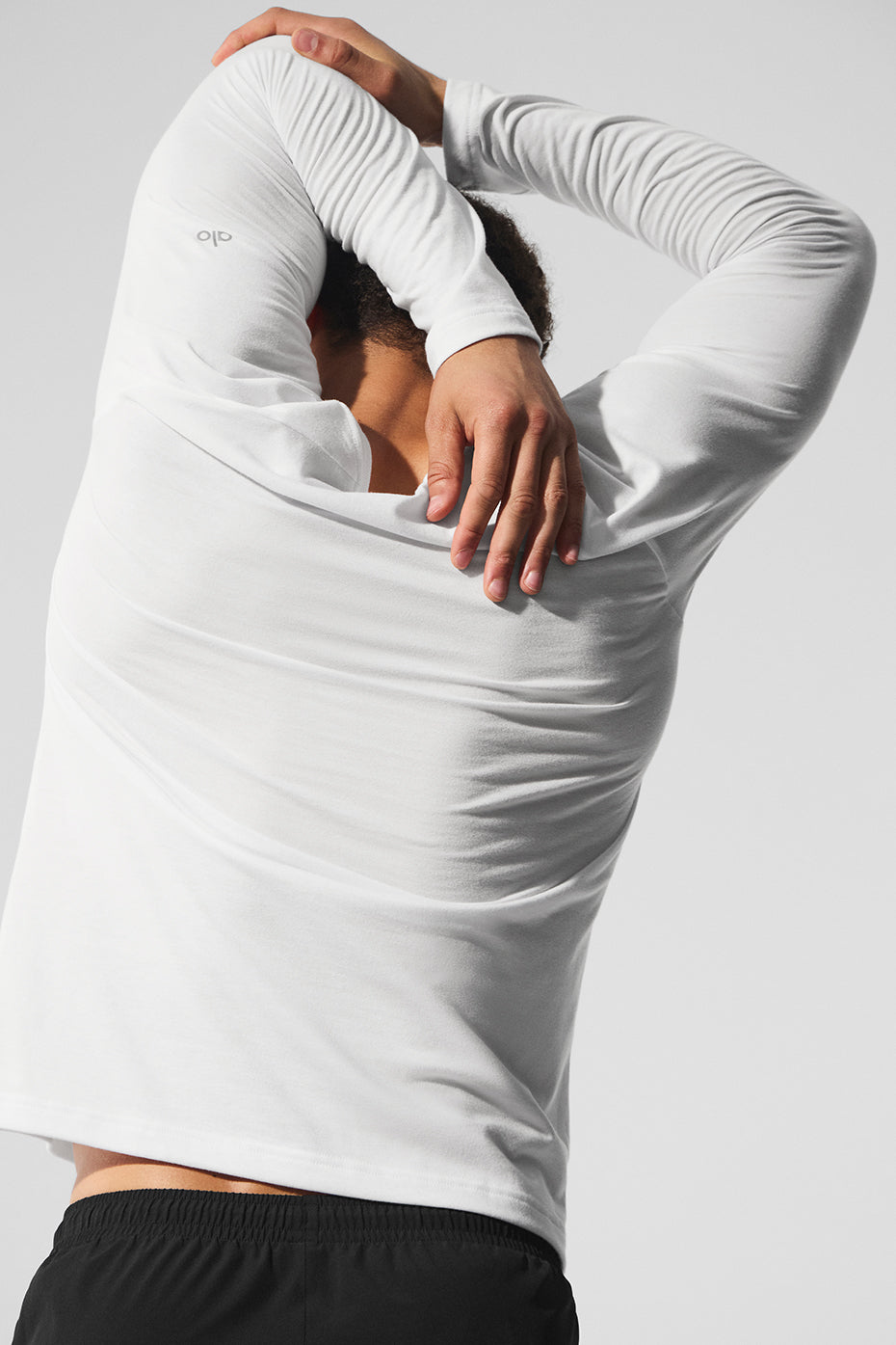 Triumph Long Sleeve Tee - White--2