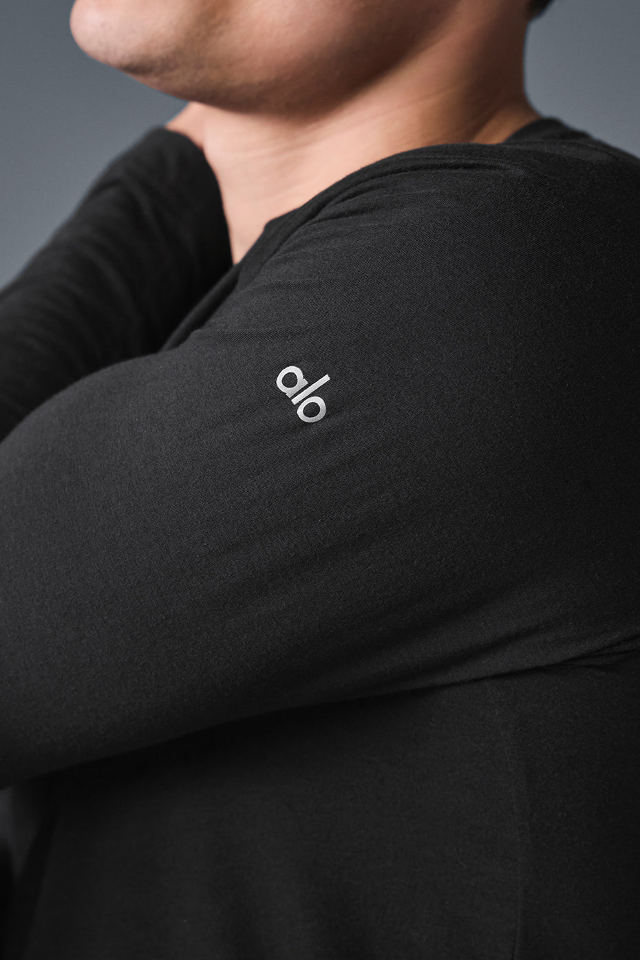 Triumph Long Sleeve Tee - Black--2