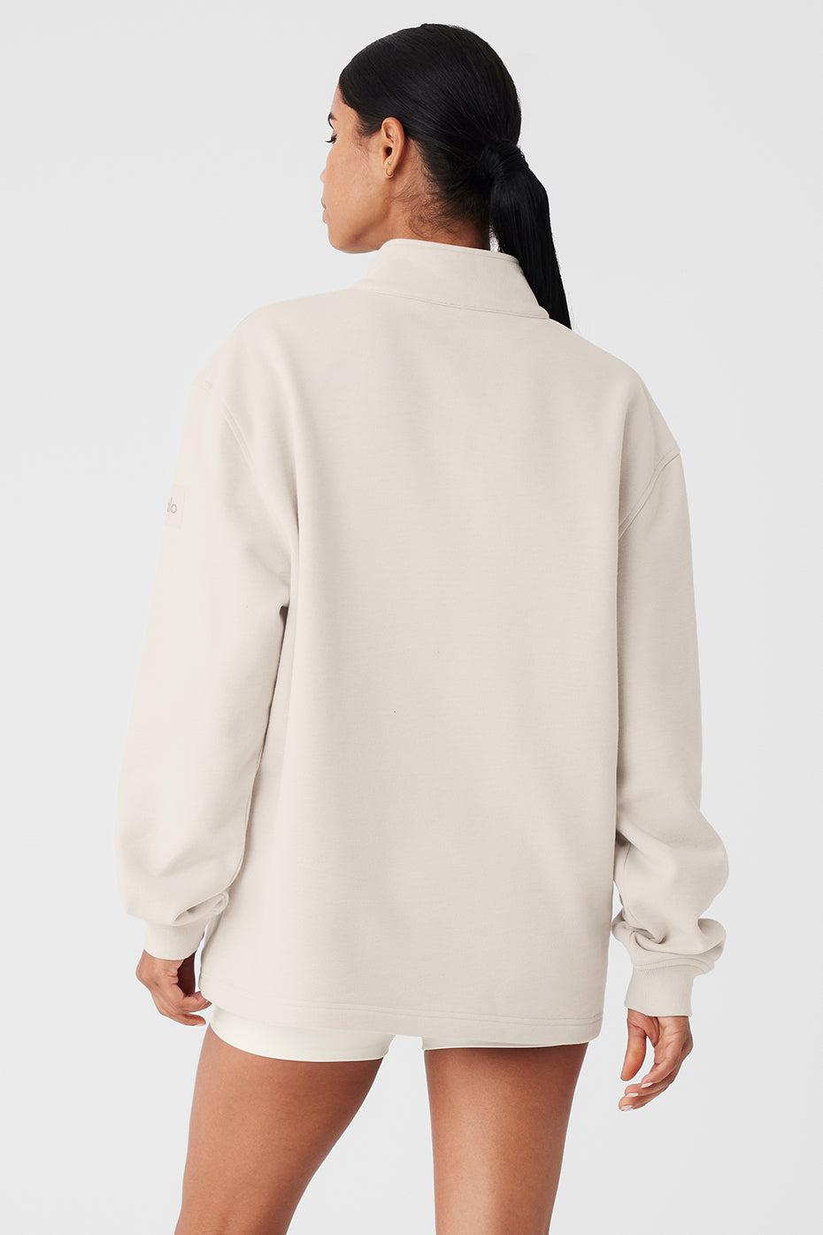 Renown Heavy Weight 1/4 Zip - Bone--1