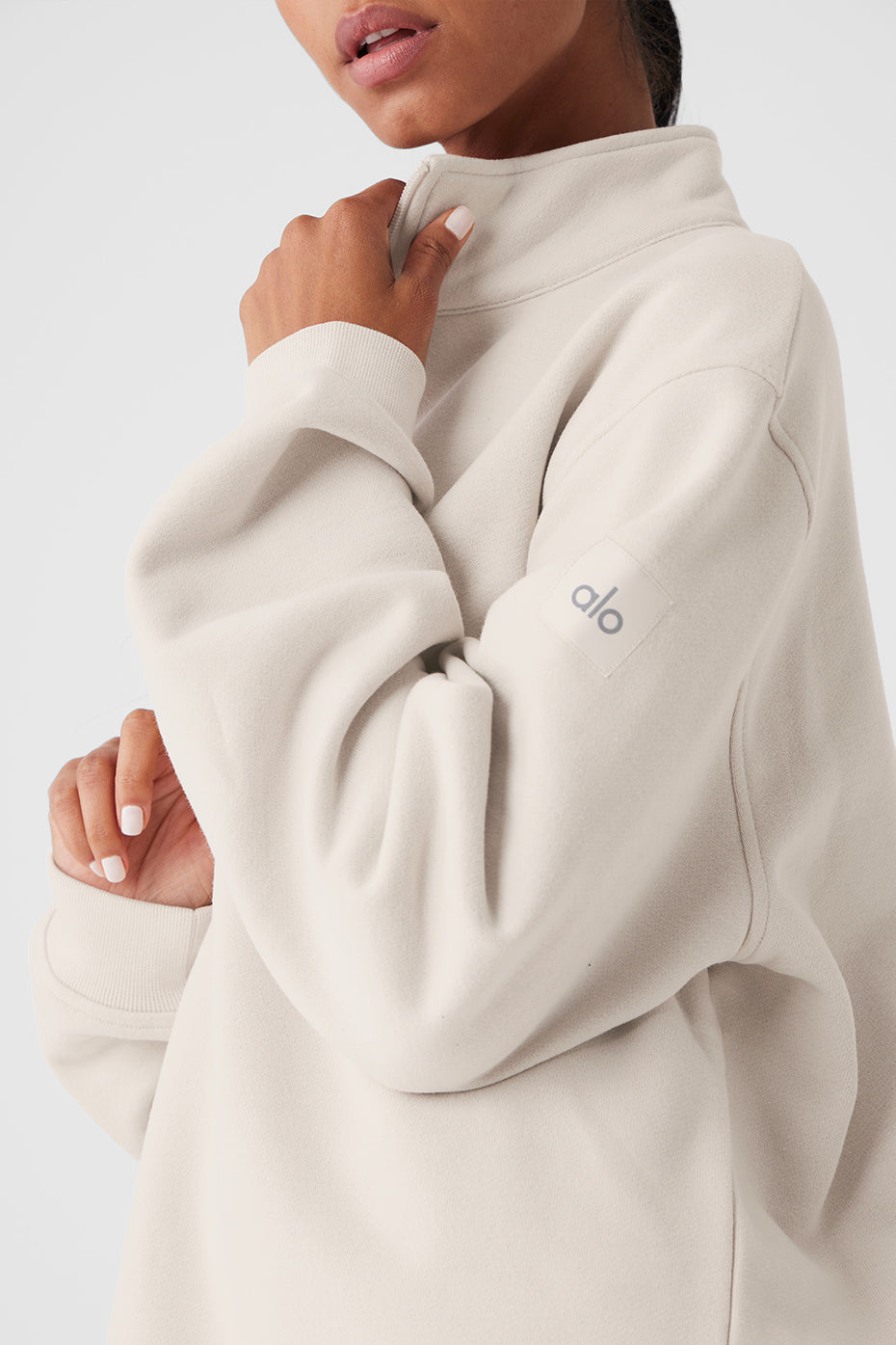 Renown Heavy Weight 1/4 Zip - Bone--4
