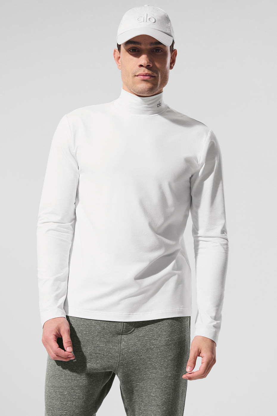 Conquer Reform Mock Neck Long Sleeve - White--0