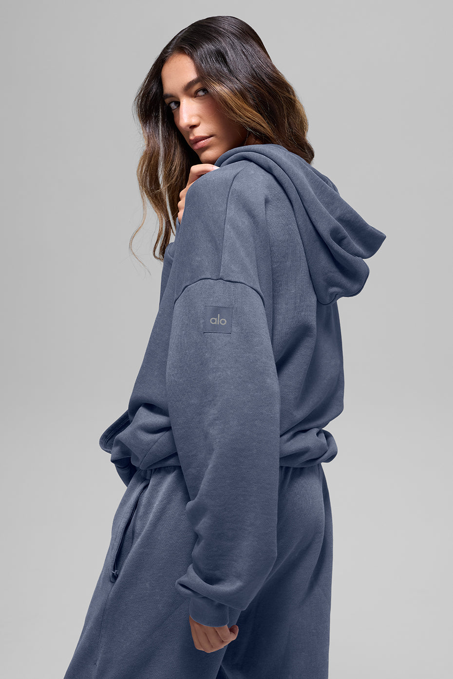 Chill Vintage Wash Hoodie - Bluestone Wash--1