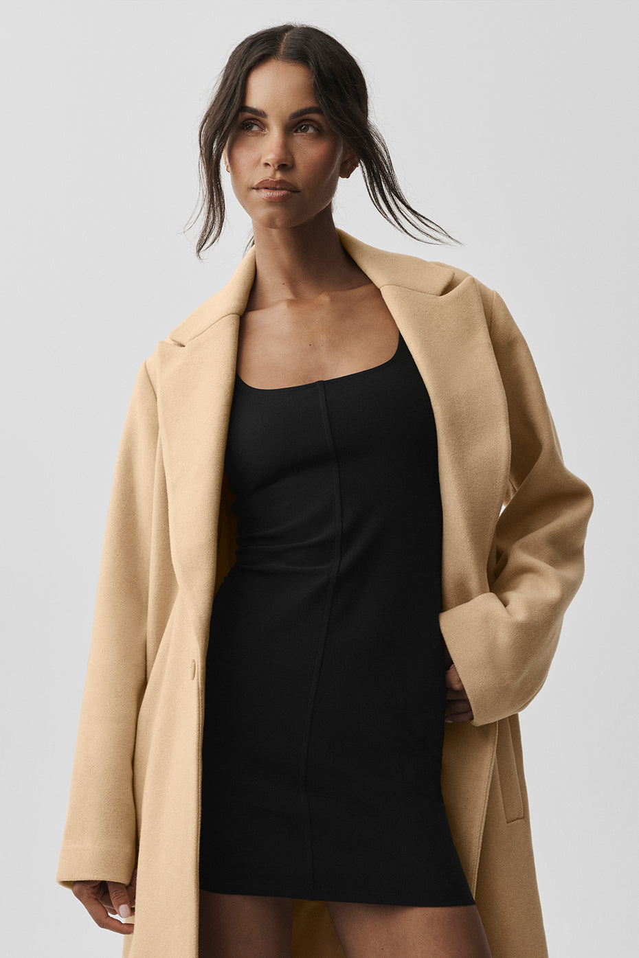 Wool Gameday Overcoat - Camel--2