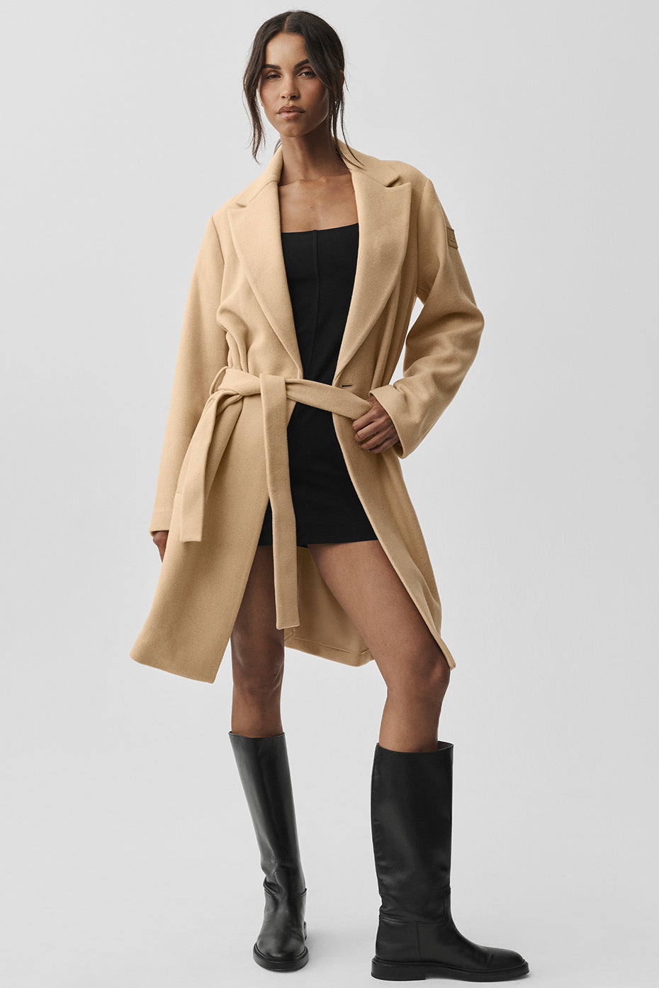 Wool Gameday Overcoat - Camel--0