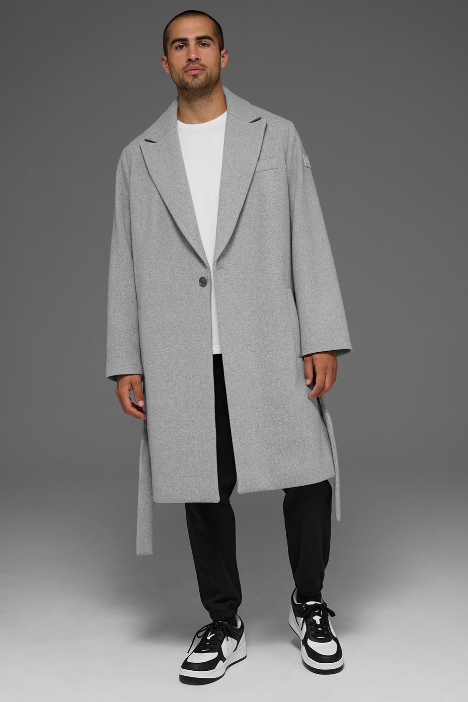 Wool Gameday Overcoat - Athletic Heather Grey--0