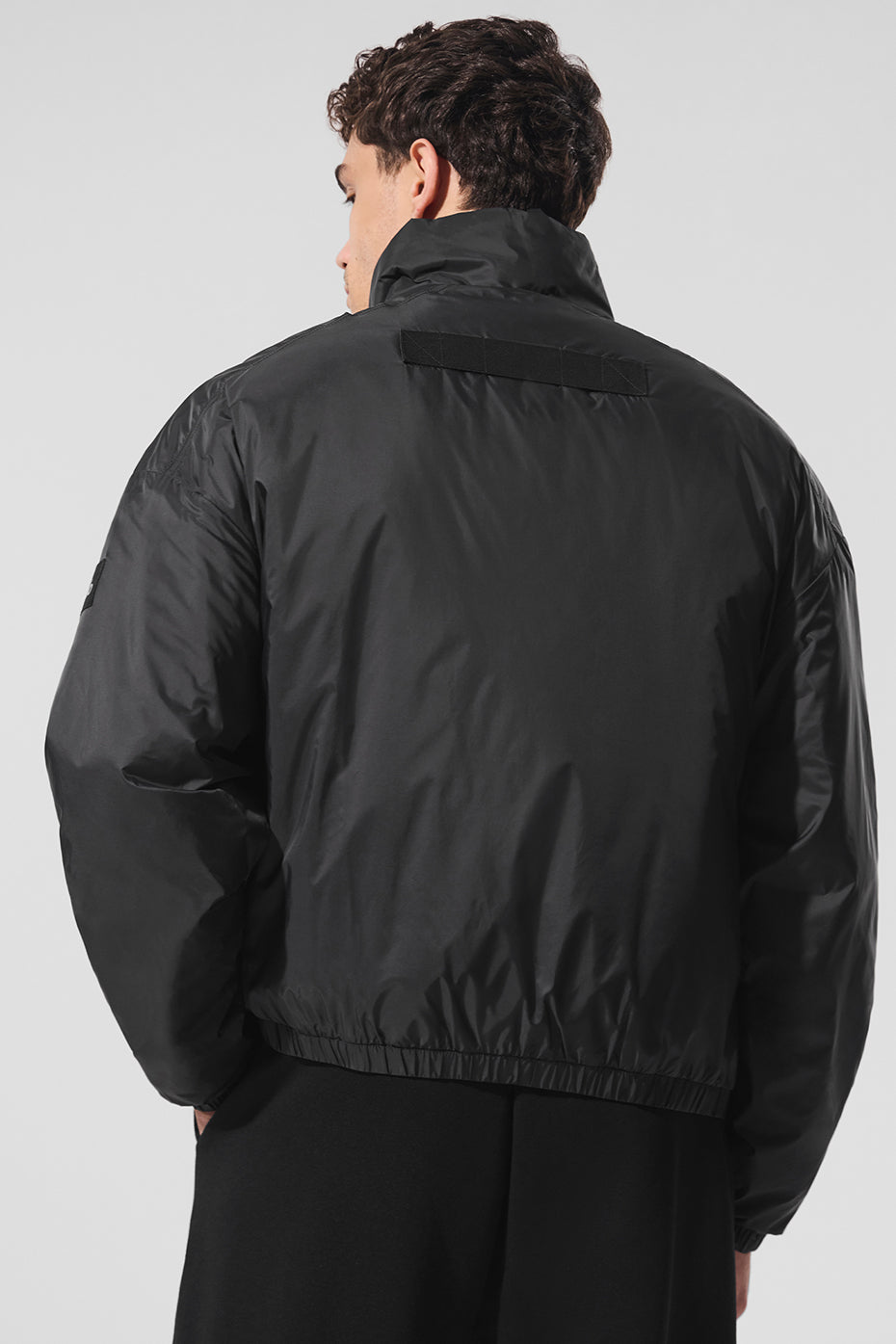 Latitude Light Weight 1/2 Zip Pullover Jacket - Black--2