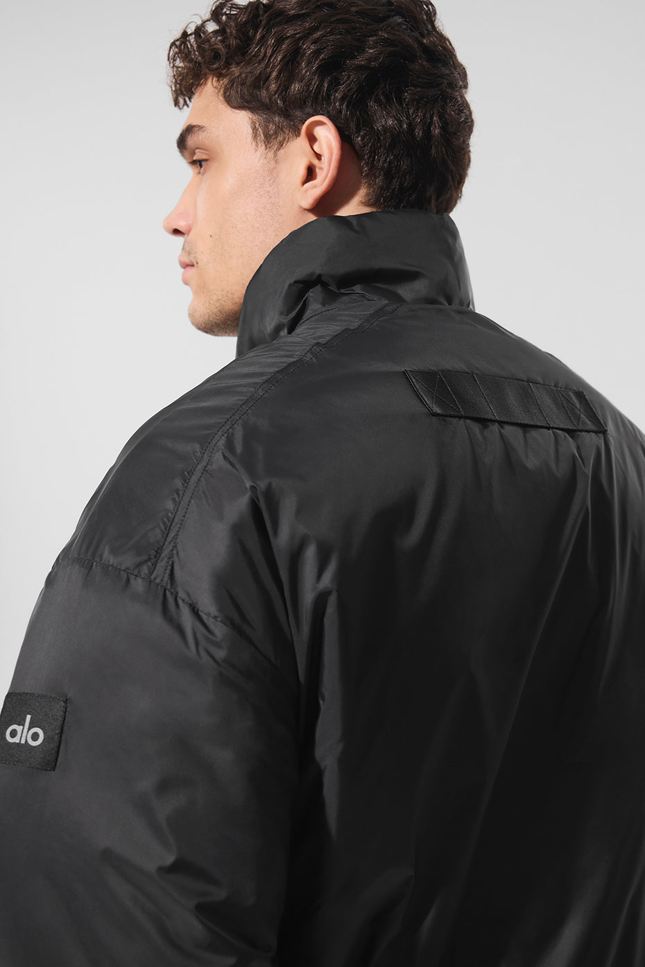 Latitude Light Weight 1/2 Zip Pullover Jacket - Black--3