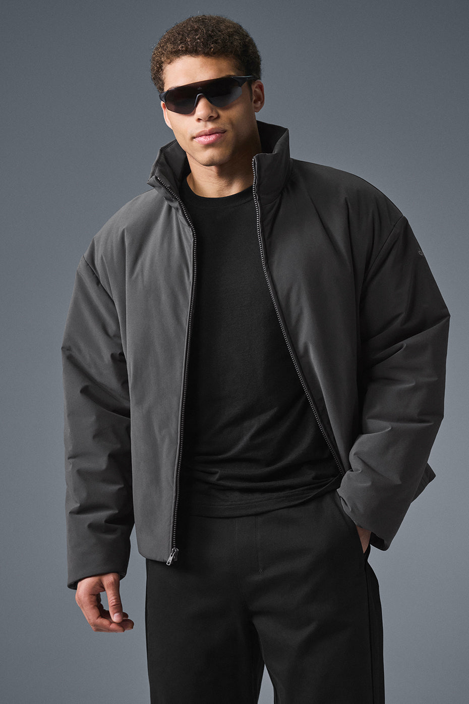 Stretch Woven Notable Jacket - Anthracite--0