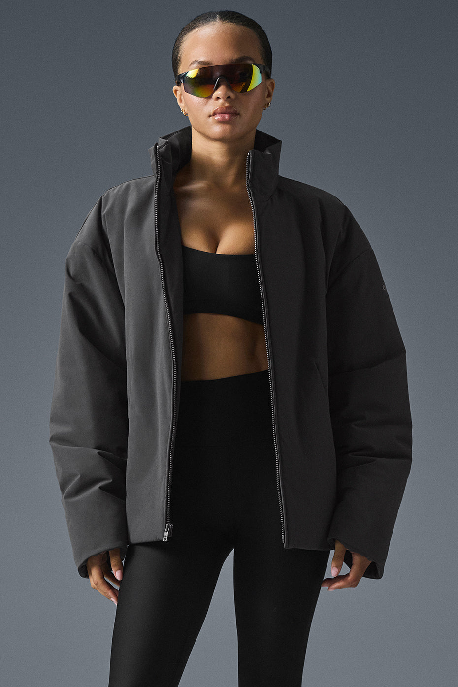 Stretch Woven Notable Jacket - Anthracite--0