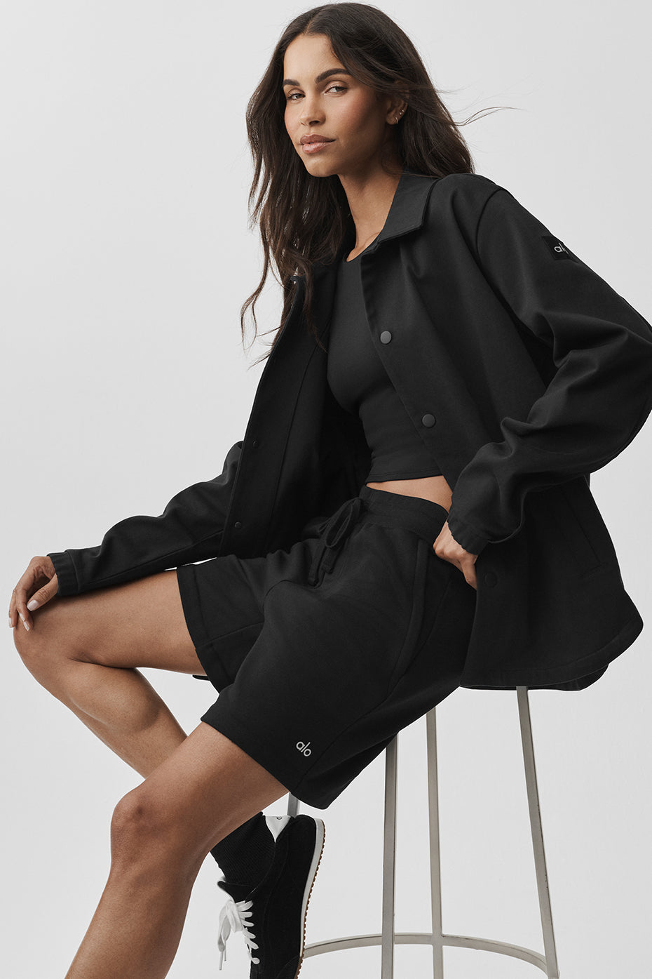 Edition Sueded Jacket - Black--0