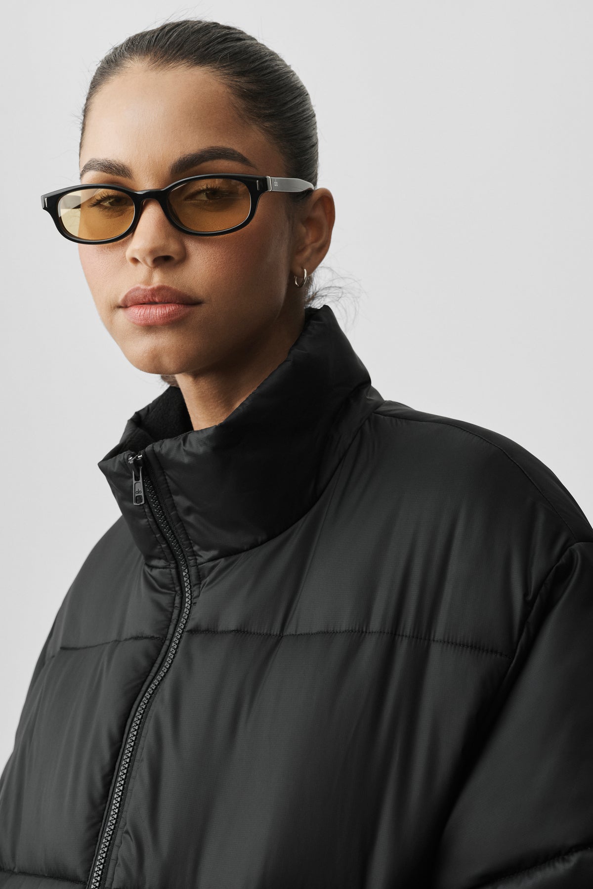 Cold Front Puffer Jacket - Black--3