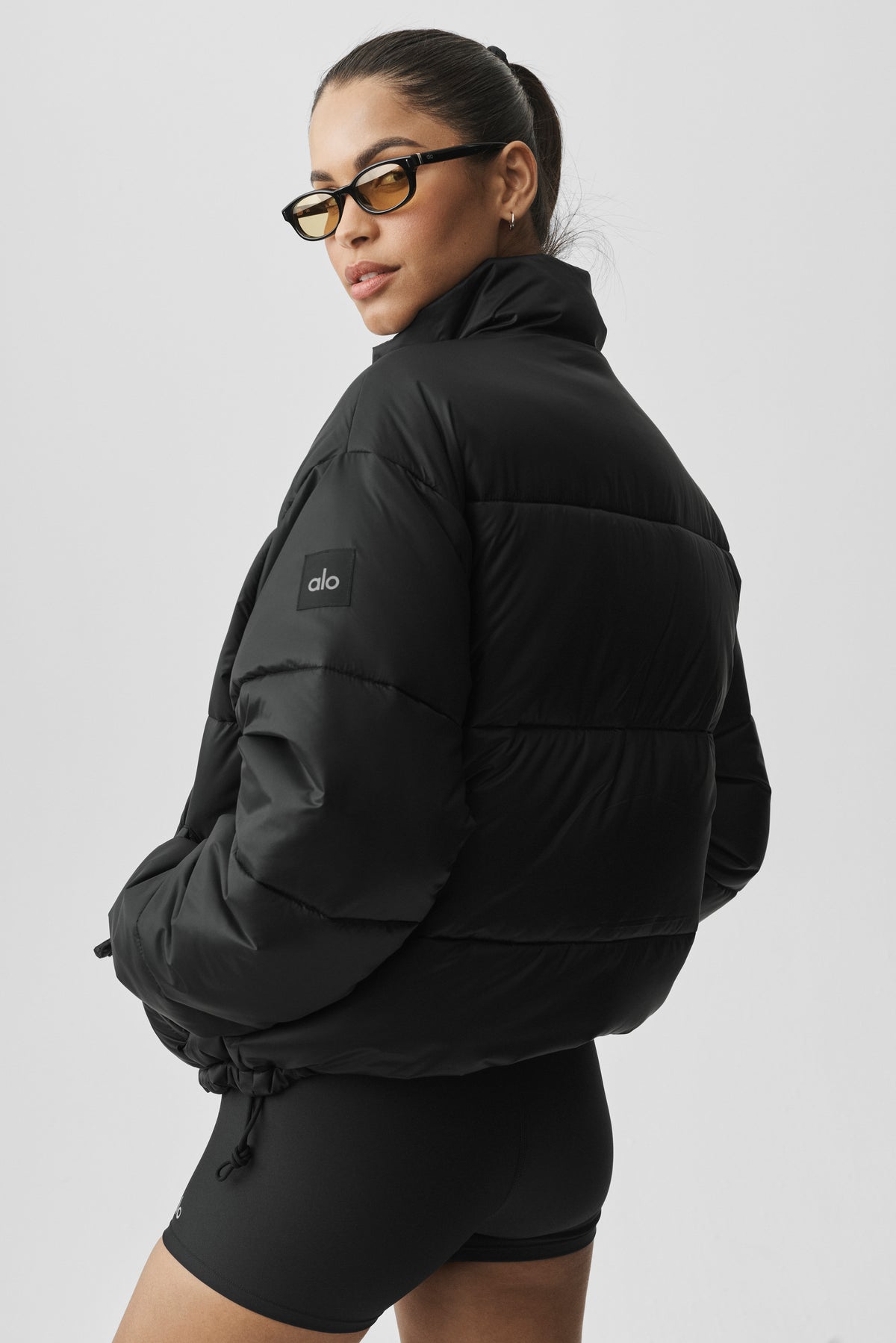 Cold Front Puffer Jacket - Black--2