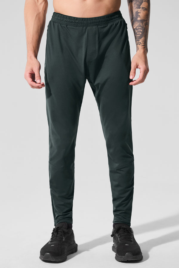Conquer React Performance Pant - Charcoal Green