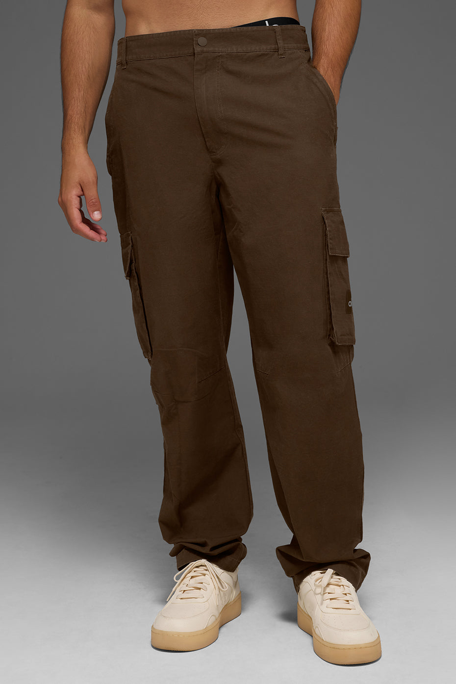 Cargo Ripstop Trouser - Espresso--0