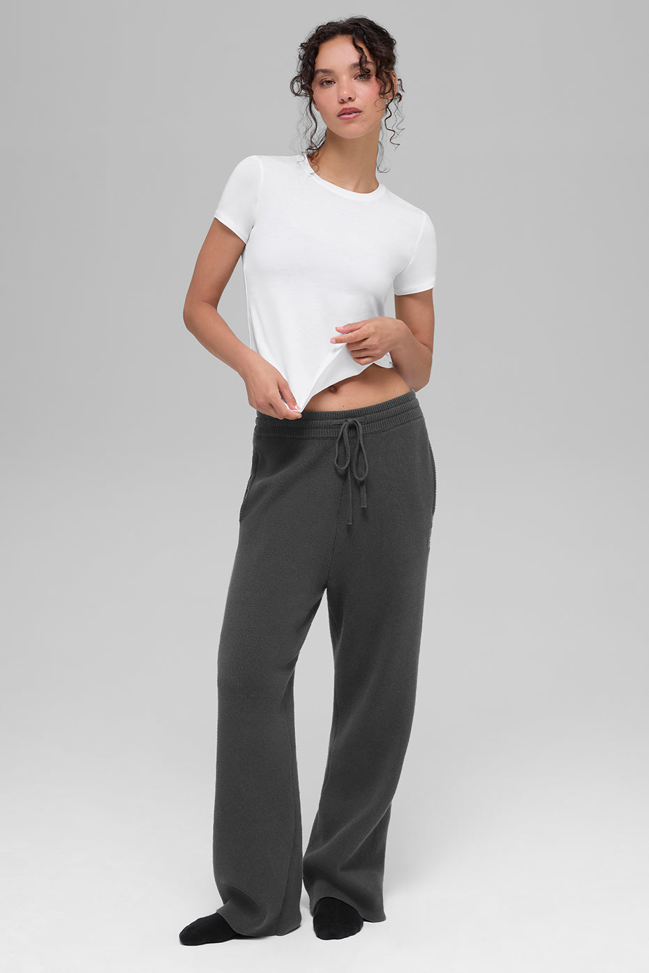 Scholar Straight Leg Sweatpant - Anthracite--0
