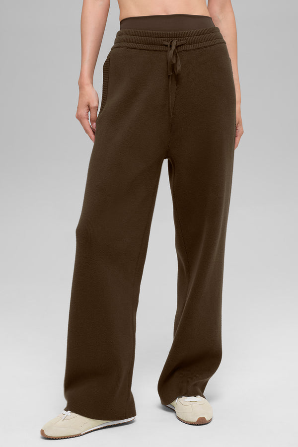 Scholar Straight Leg Sweatpant - Espresso