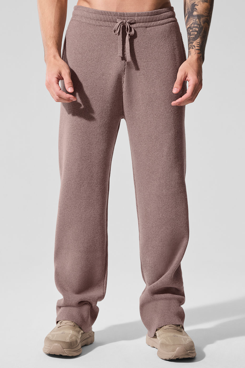 Scholar Straight Leg Sweatpant - Mushroom Heather--0