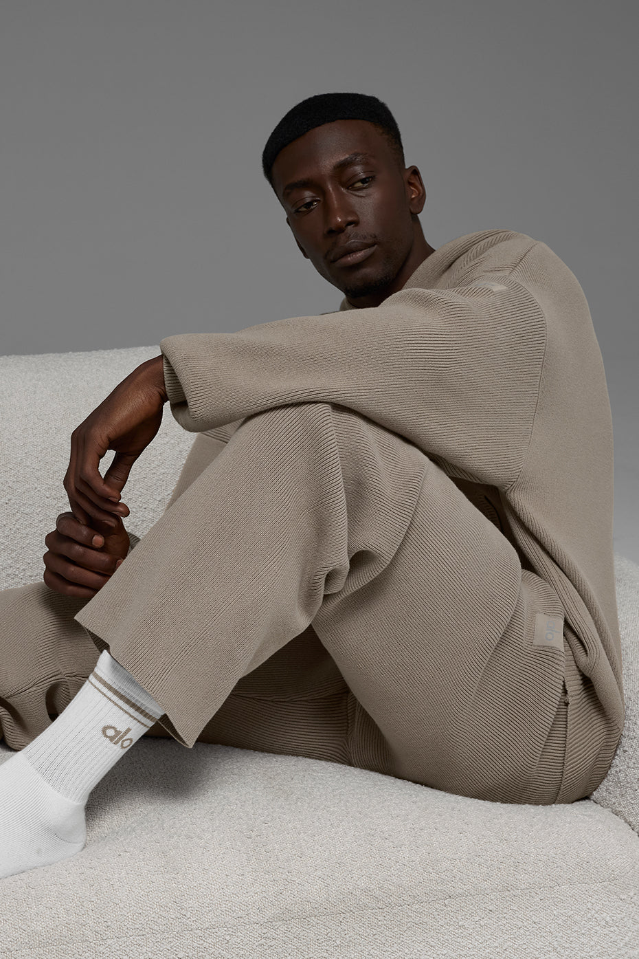 Scholar Straight Leg Sweatpant - Light Cocoa--5