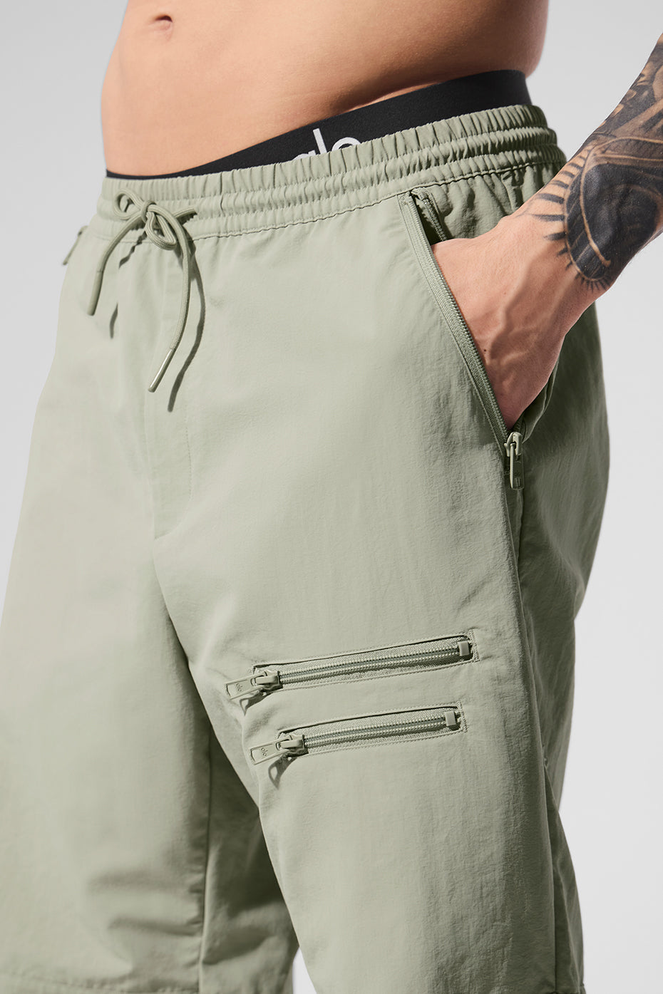 Takeaway Track Pant - Limestone--1