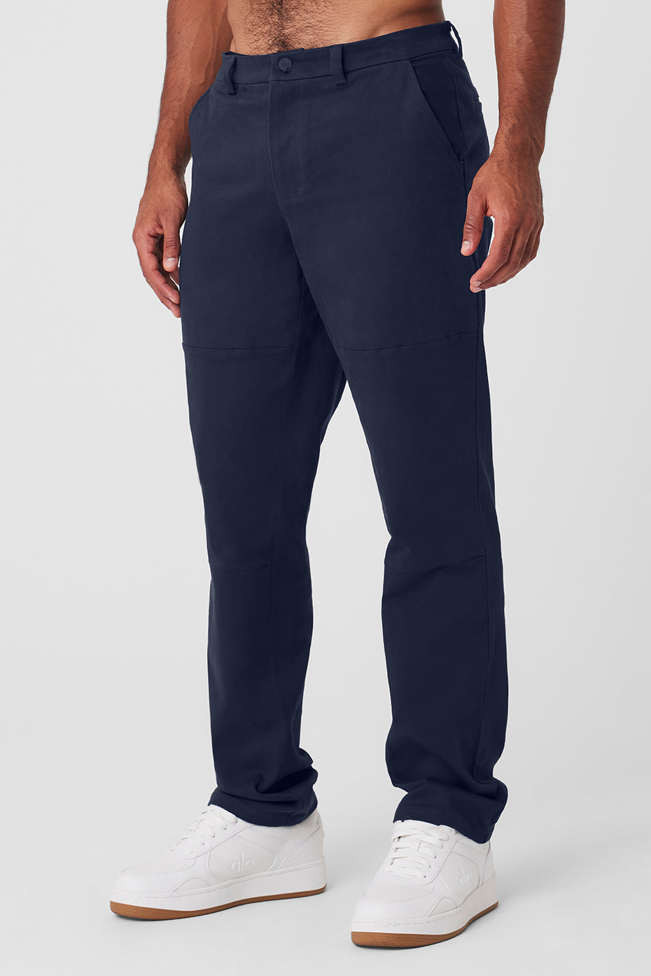 Edition Sueded Pant - Navy--2
