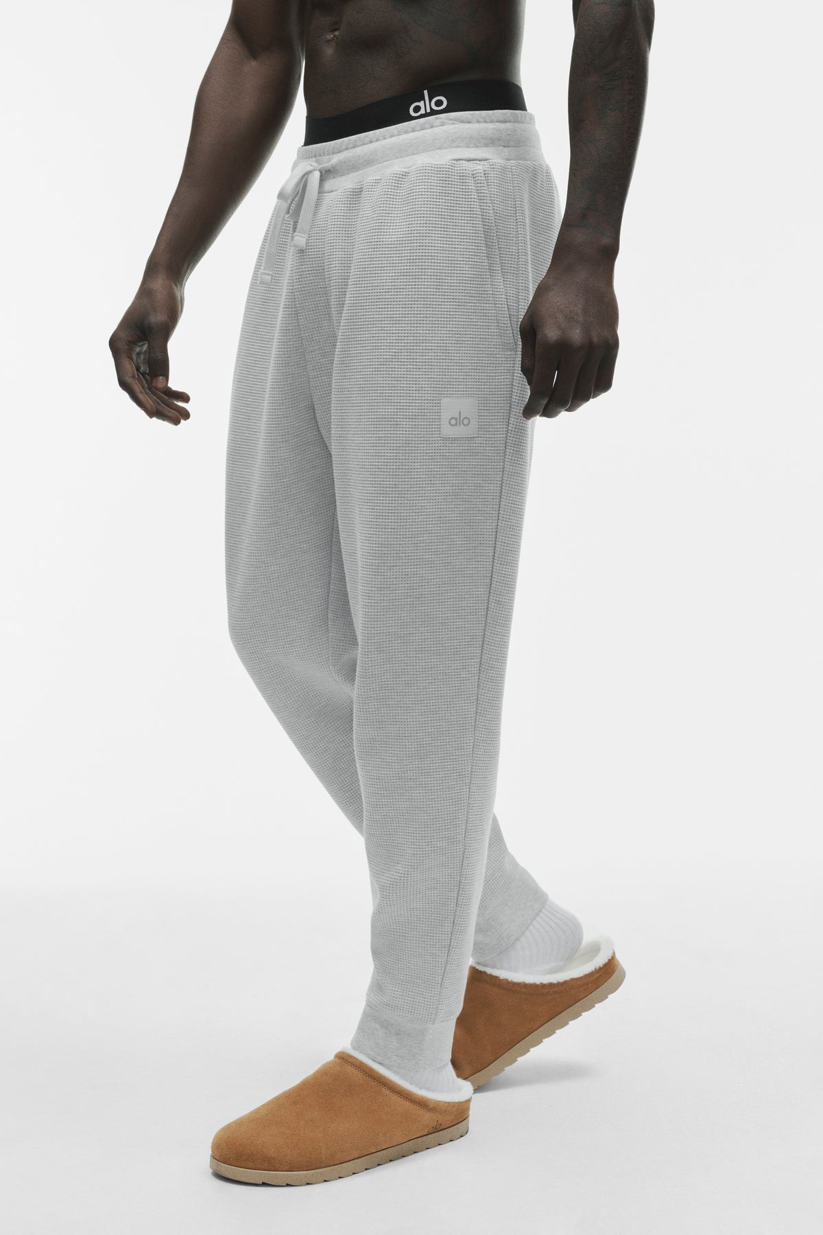 Waffle Lounge Jogger - Athletic Heather Grey--0