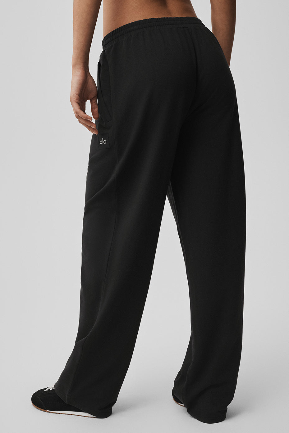 Double Take Straight Leg Pant - Black--2