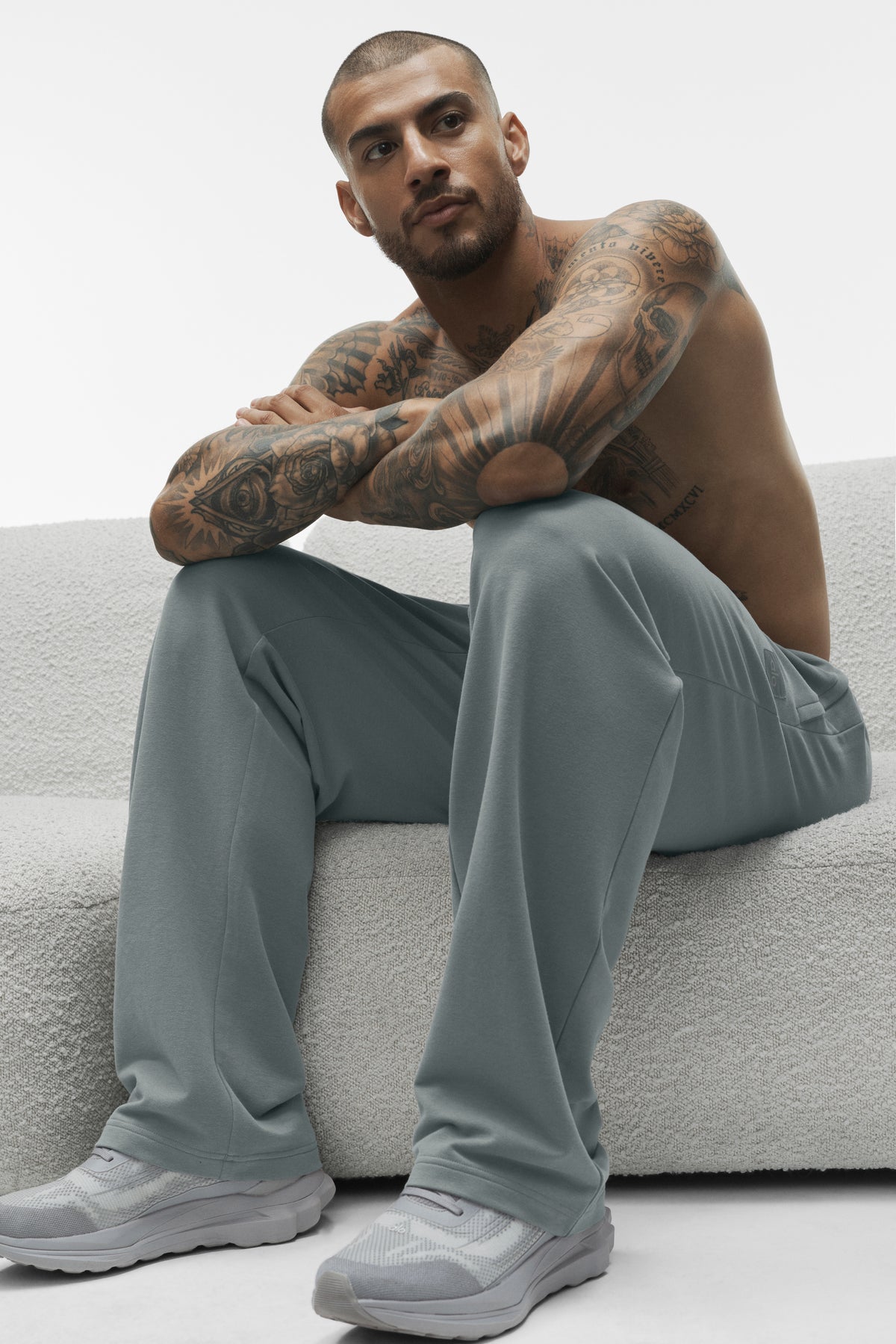 Double Take Straight Leg Pant - Monument--1