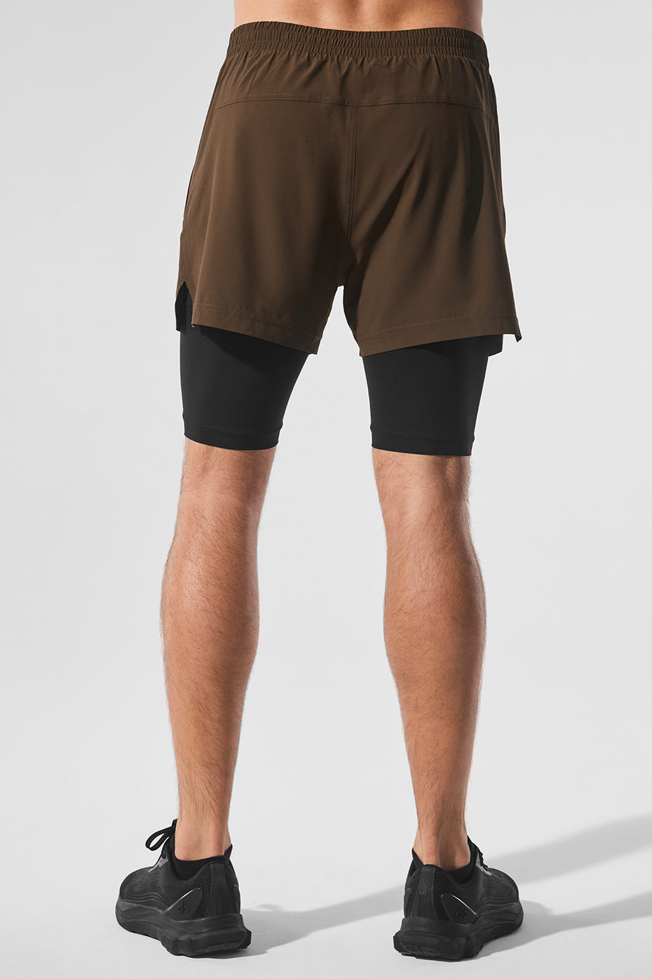 5" Revival 2-in-1 Short - Espresso/Black--1