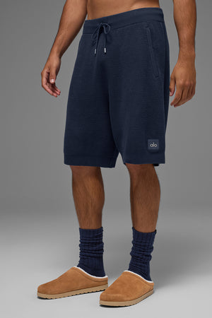 7" Sports Club Sweater Knit Short - Navy