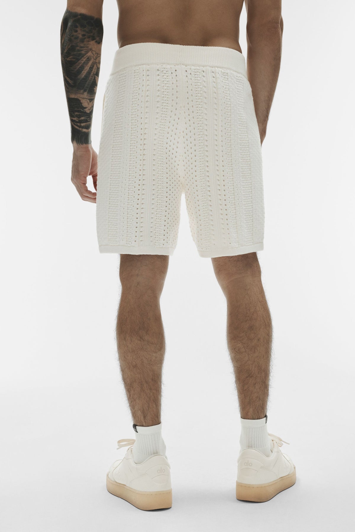 7" Coastline Knit Short - Ivory--3