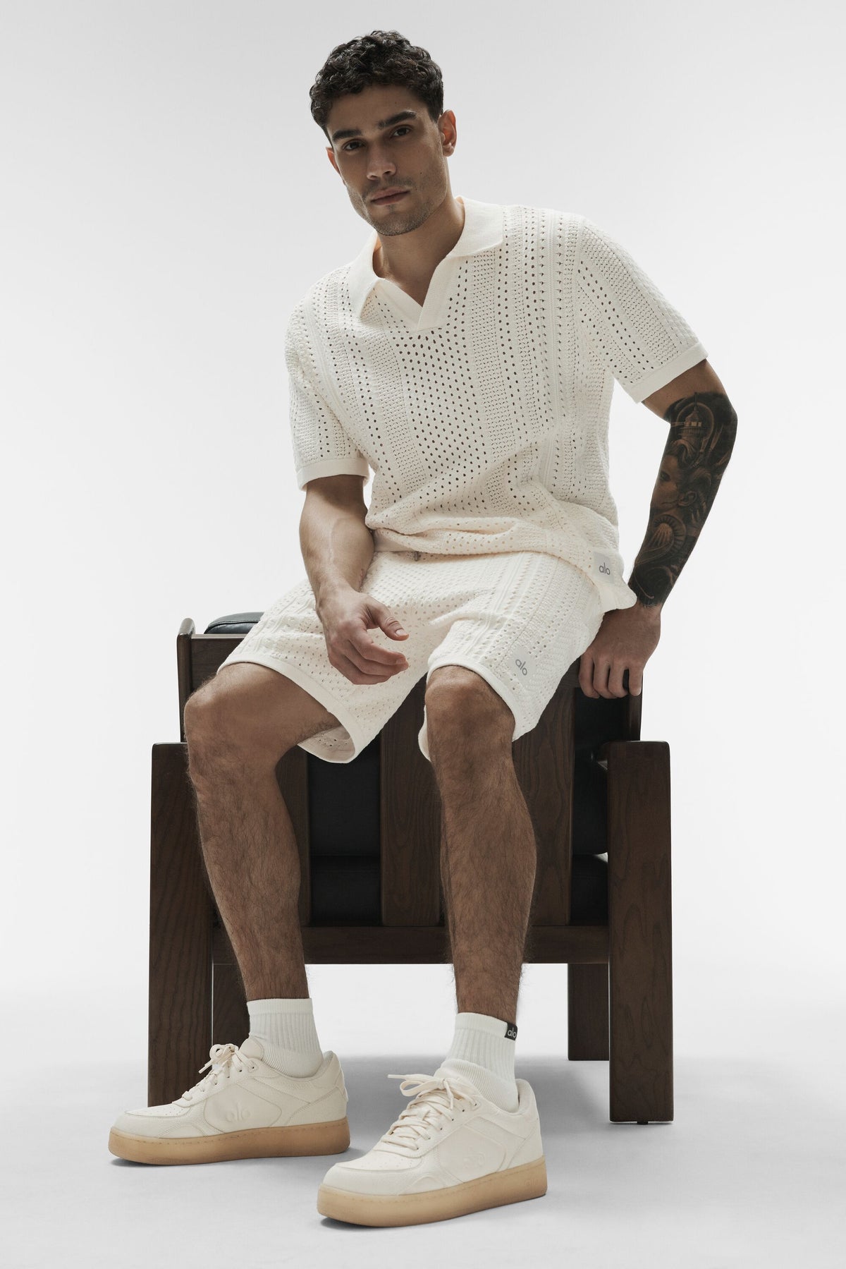 7" Coastline Knit Short - Ivory--4