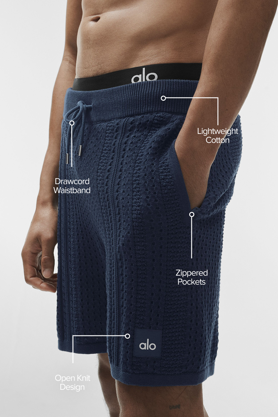 7" Coastline Knit Short - Navy--1