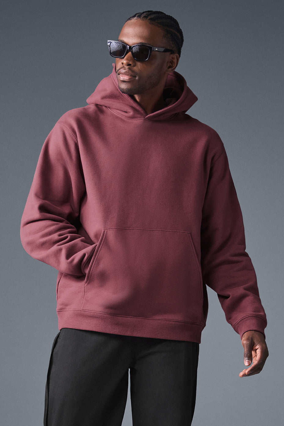 Renown Heavy Weight Hoodie - Burgundy Truffle--0