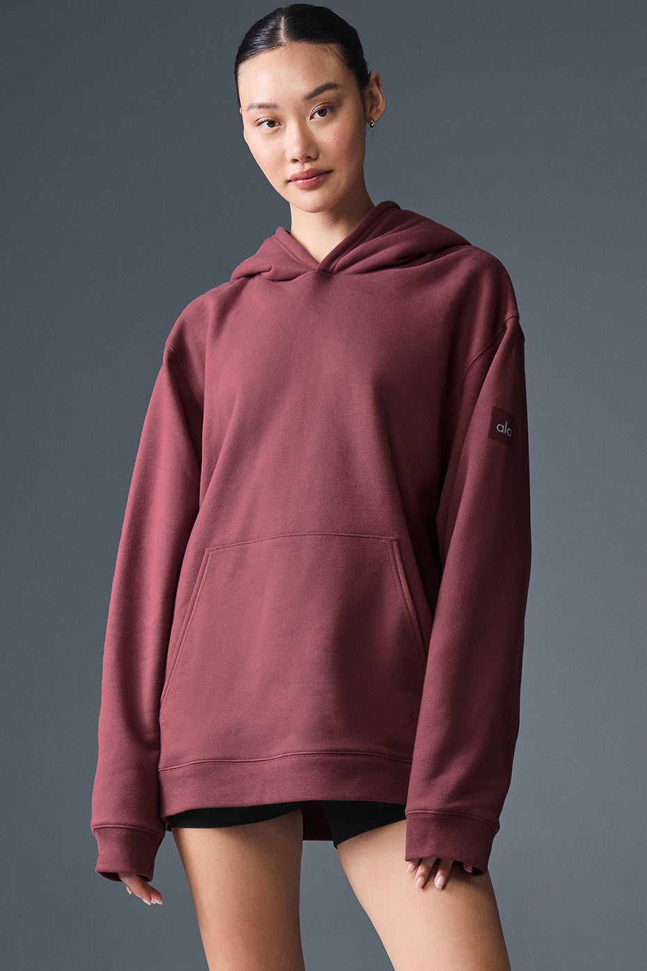 Renown Heavy Weight Hoodie - Burgundy Truffle--0